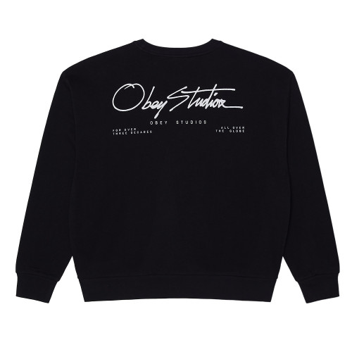 Obey Ανδρικό φούτερ Autograph Crew Fleece